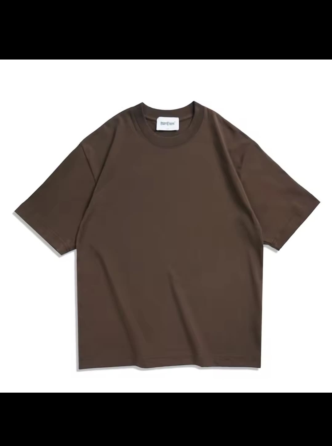 "Limited Edition Brown Oversized T-Shirt – Ultra-Soft Cotton, Size M"