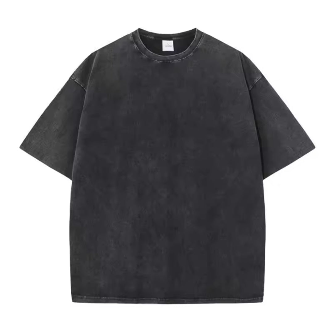Oversize T Shirt Pullover Blouse Summer Top Men's Tee Vintage