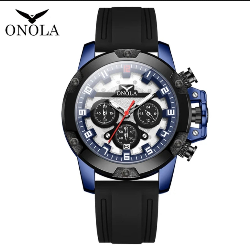 "ONOLA" Tactical Chronograph Watch Luxury, Waterproof